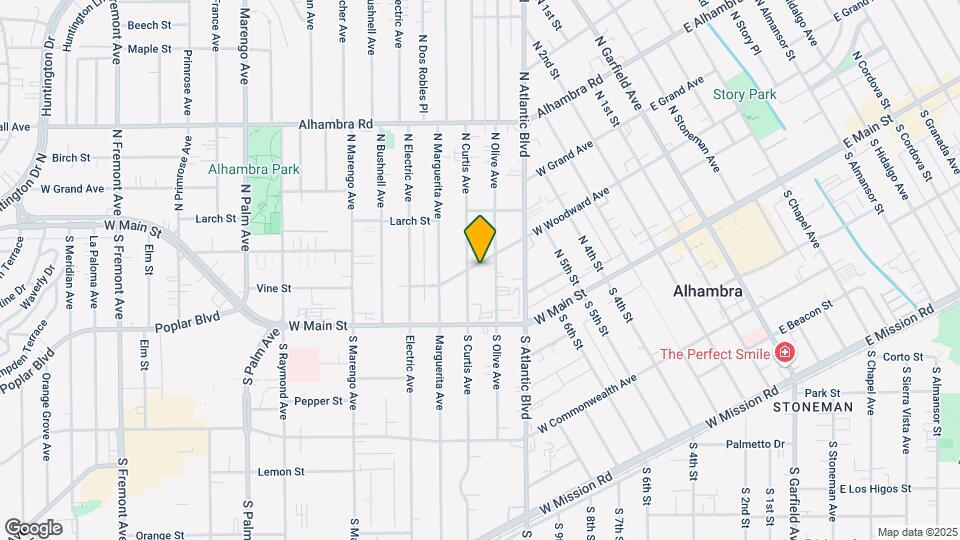 116 N Curtis Ave Mapa y Detalles de la Ubicación
