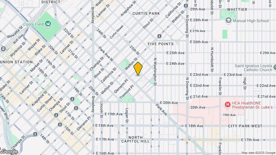2333 Tremont Pl Map and Location Details