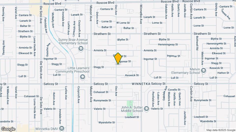 7700 Oso Ave Map and Location Details