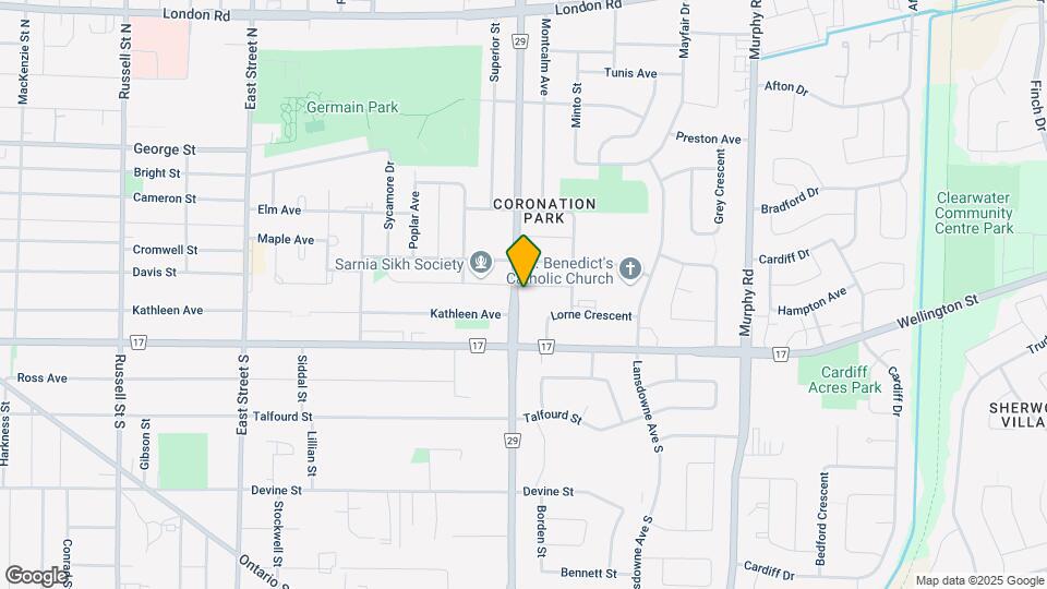 925 Sycamore Dr Map and Location Details