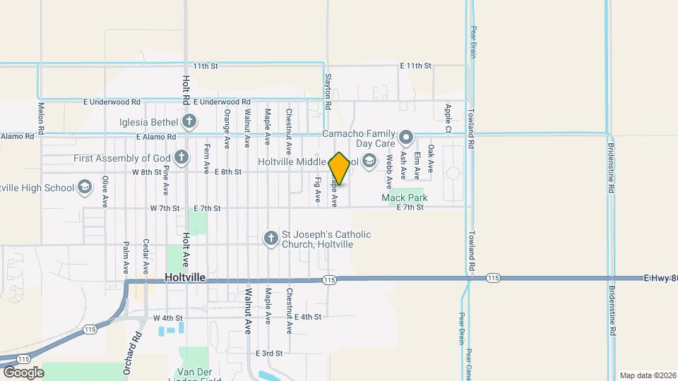 738 Brentwood Ave Map and Location Details