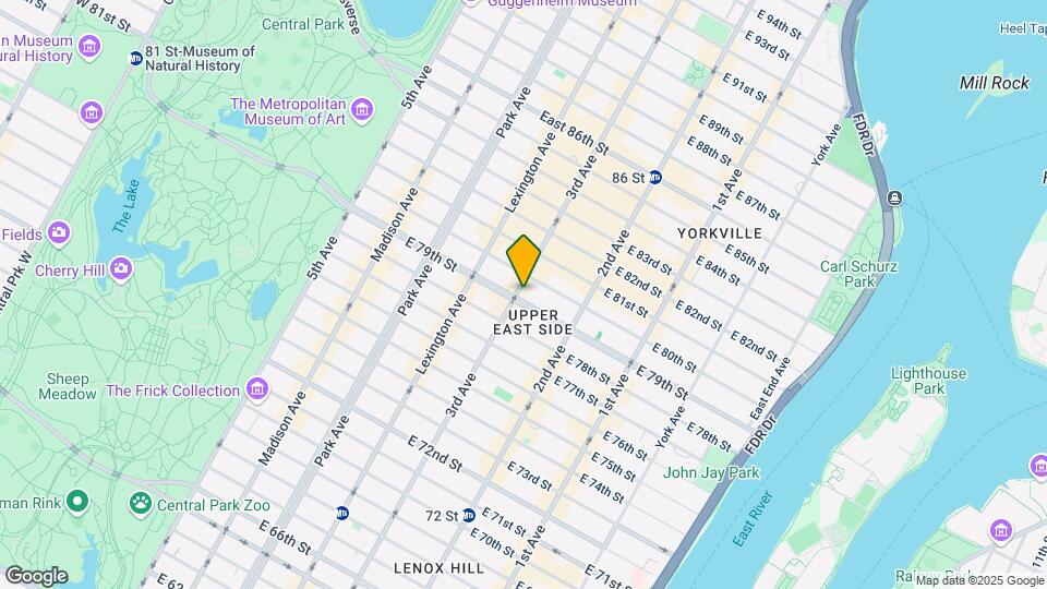 201 E 79th St Map and Location Details
