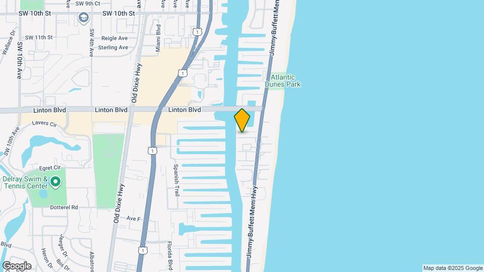 1042 Del Harbour Dr Map and Location Details