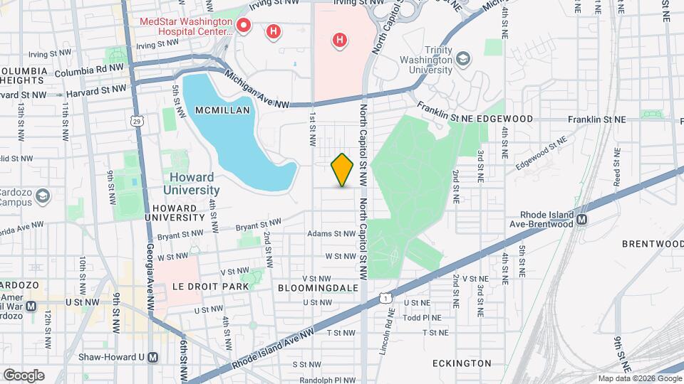 34 Channing St NW Map and Location Details