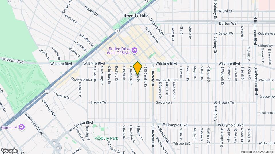 151 S Rodeo Dr Map and Location Details