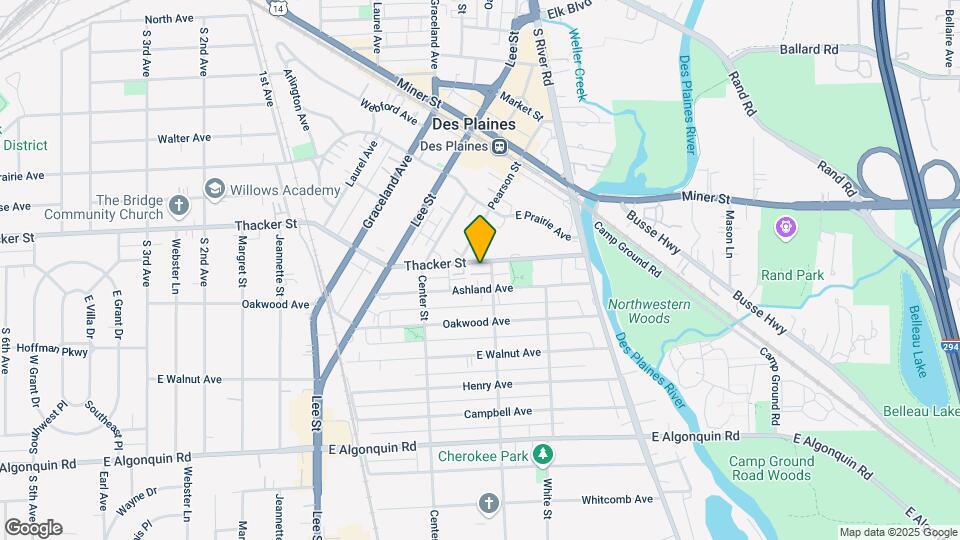 1477 Thacker St Map and Location Details