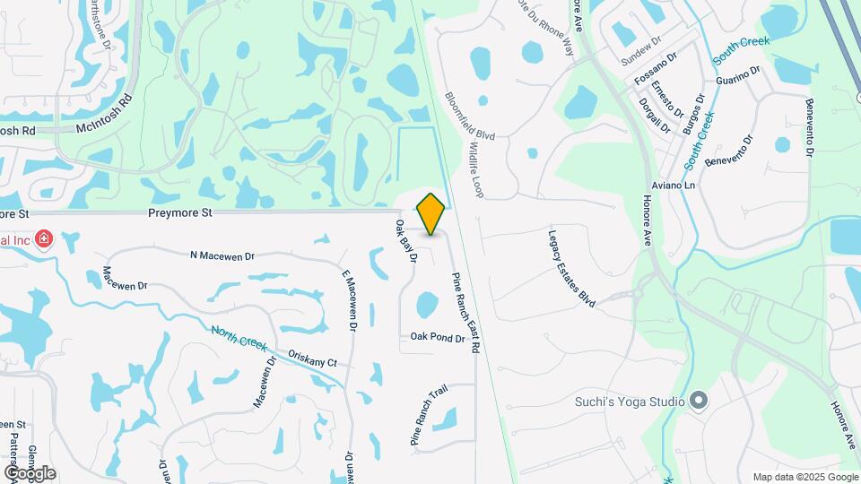 607 Oak River Ct Map and Location Details
