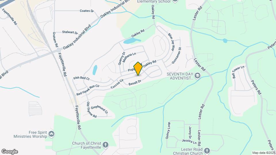 7347 Toccoa Cir Map and Location Details