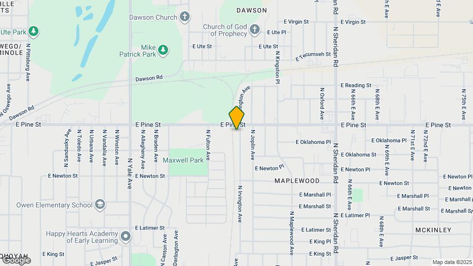 1354 N Irvington Ave Map and Location Details