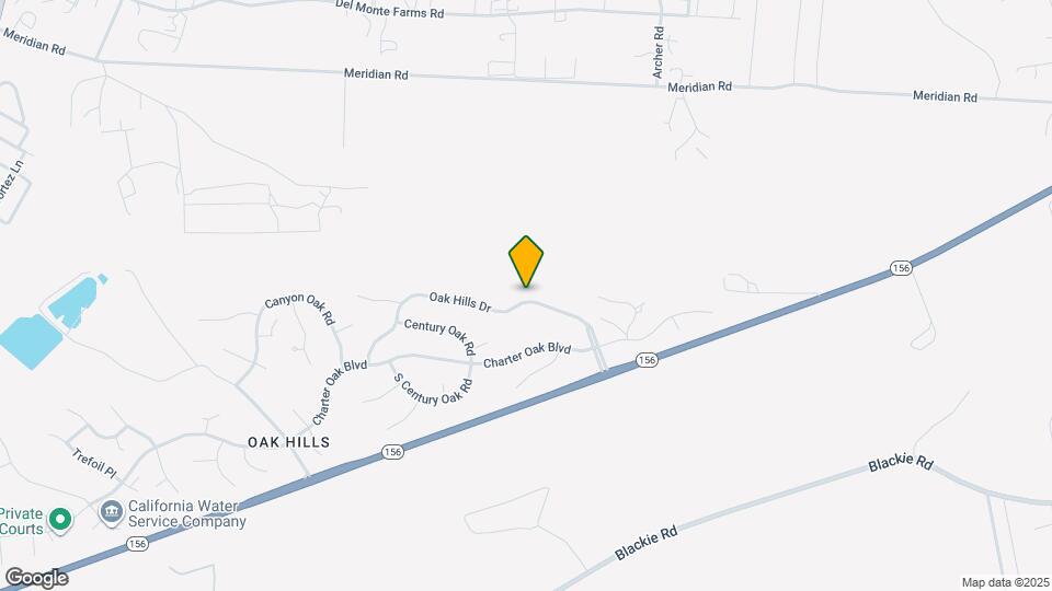 15425 Oak Hills Dr Map and Location Details