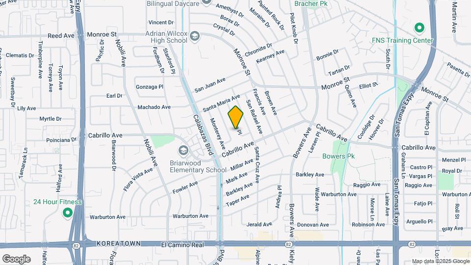2136 Ventura Pl Map and Location Details