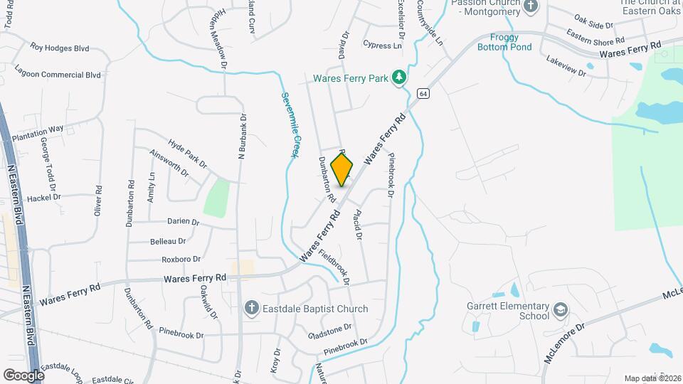 6265 Wares Ferry Rd Map and Location Details