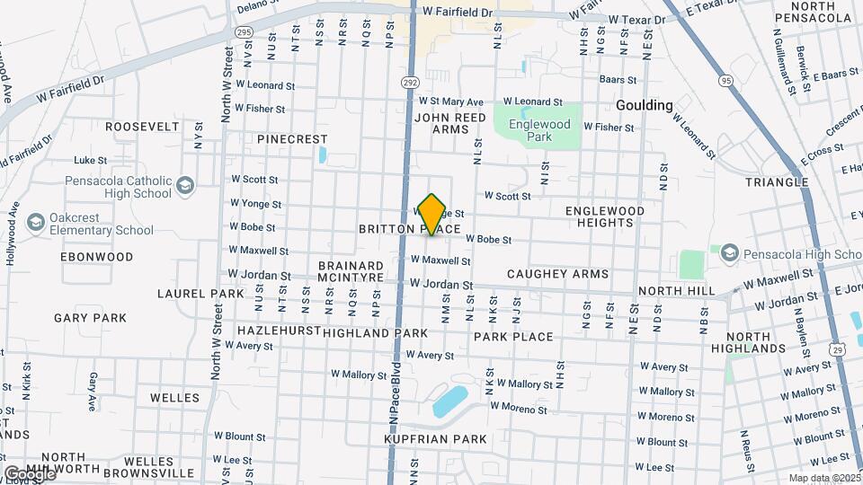 2208 N N Street Map and Location Details