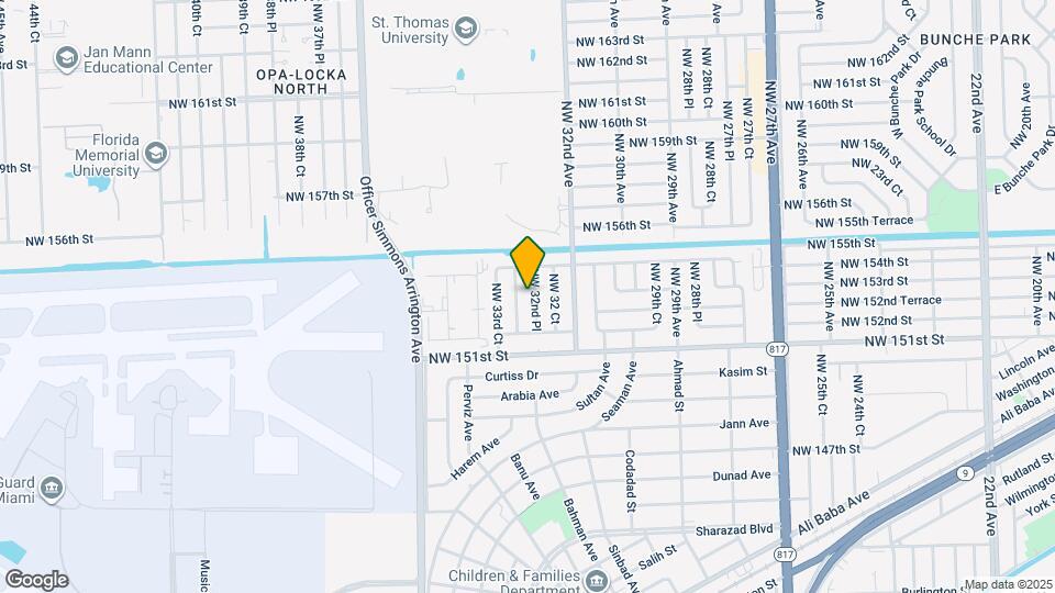 15300 NW 32nd Pl Map and Location Details