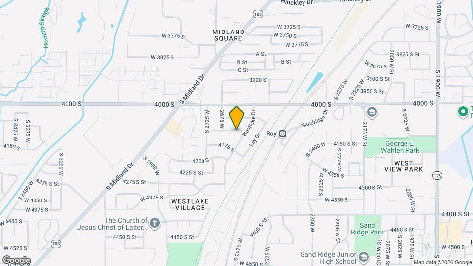 2635 W 4100 S Map and Location Details