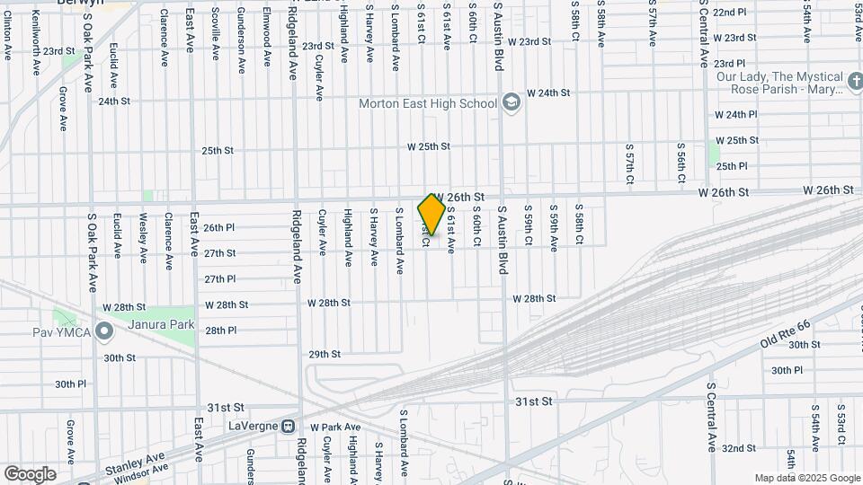 6118 W 27th St Map and Location Details