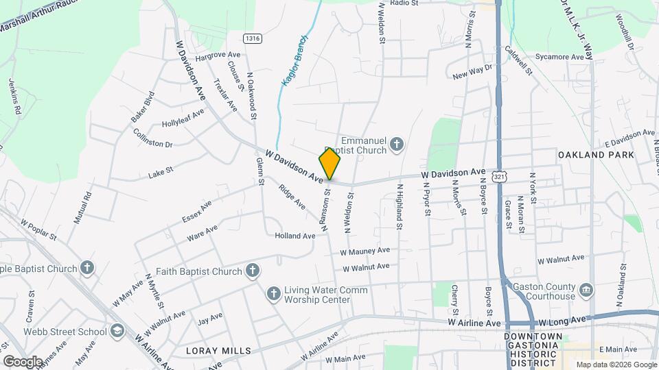 910 N Ransom St Map and Location Details