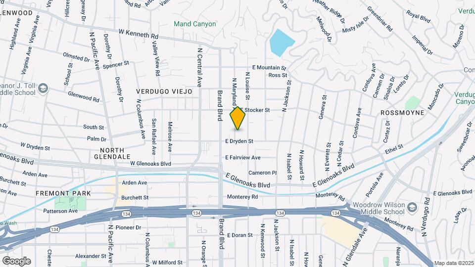 1112 N Maryland Ave Mapa y Detalles de la Ubicación