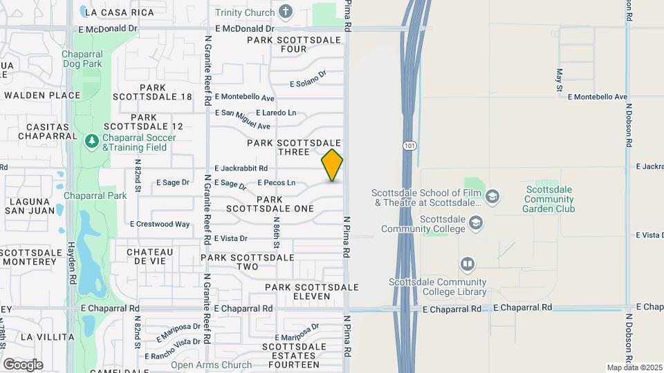 8737 E Sage Dr Mapa y Detalles de la Ubicación