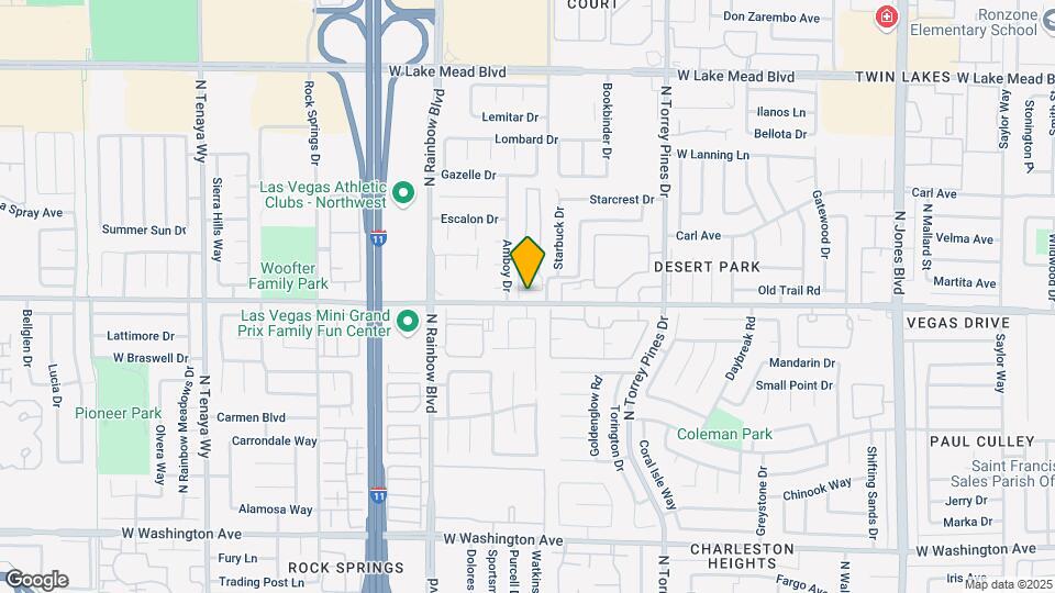 1616 Burningwood Ln Map and Location Details