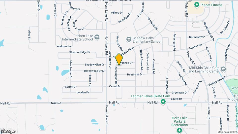 3880 Warrington Dr Map and Location Details
