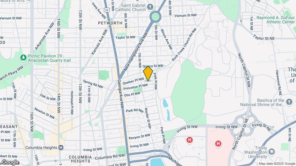 625 Princeton Pl NW Map and Location Details