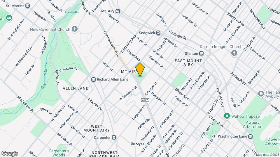7001 Germantown Ave, Unit Tranquil 2 Bedroom Map and Location Details