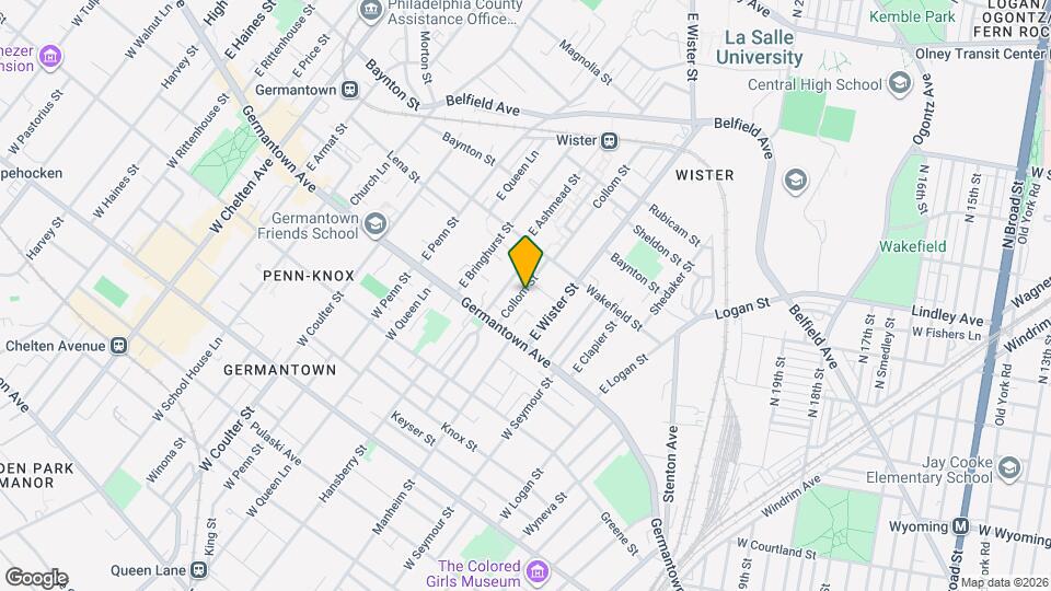 58 E Collom St Map and Location Details