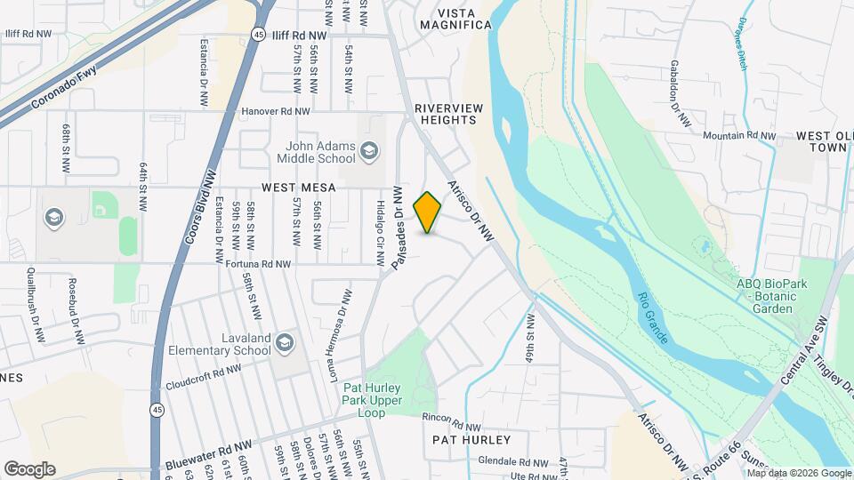5142 La Subida St NW Map and Location Details
