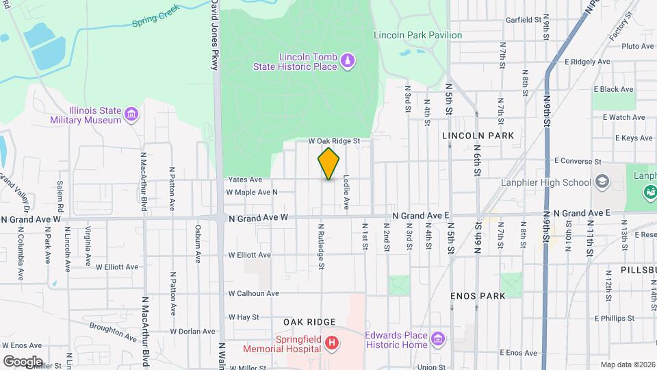 1248 N Rutledge St Mapa y Detalles de la Ubicación