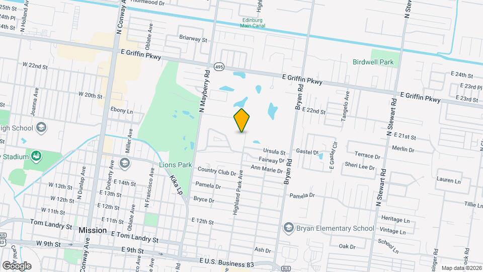 1827 Highland Park Ave, Unit 1 Mapa y Detalles de la Ubicación