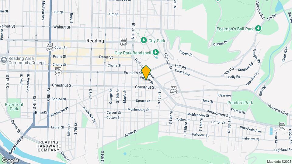 143 S 12th St, Unit 1ST FLOOR Map and Location Details
