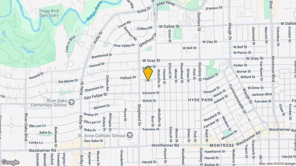 1711 Huldy St Map and Location Details
