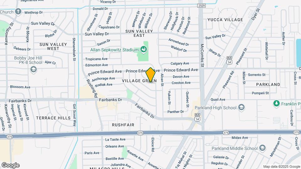 5544 Pembroke Ln Map and Location Details