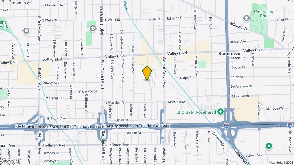 3836 Earle Ave Map and Location Details