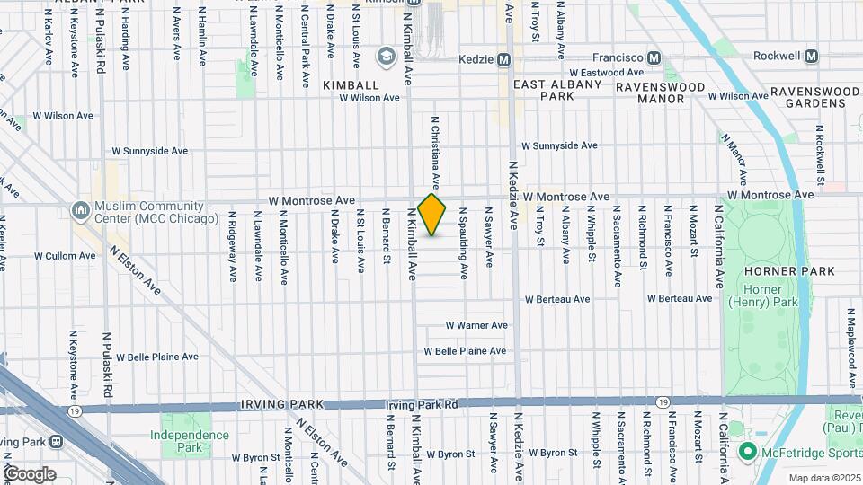 3338 W Cullom Ave Map and Location Details