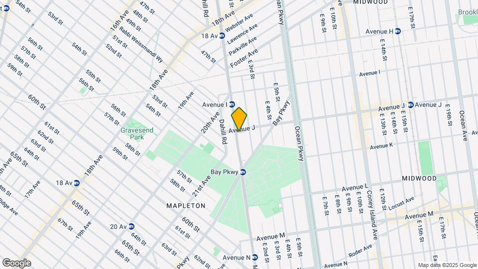 1225 McDonald Ave Mapa y Detalles de la Ubicación
