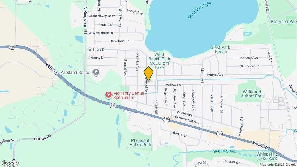 5110 Willow Ln Map and Location Details