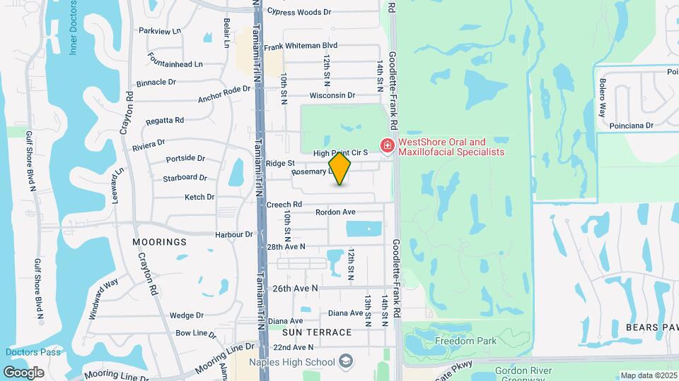1155 Rosemary Ct, Unit Hideaway Naples Map and Location Details