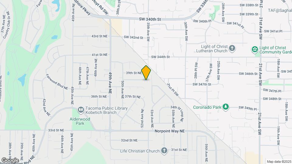 5064 38th St Ct NE Map and Location Details