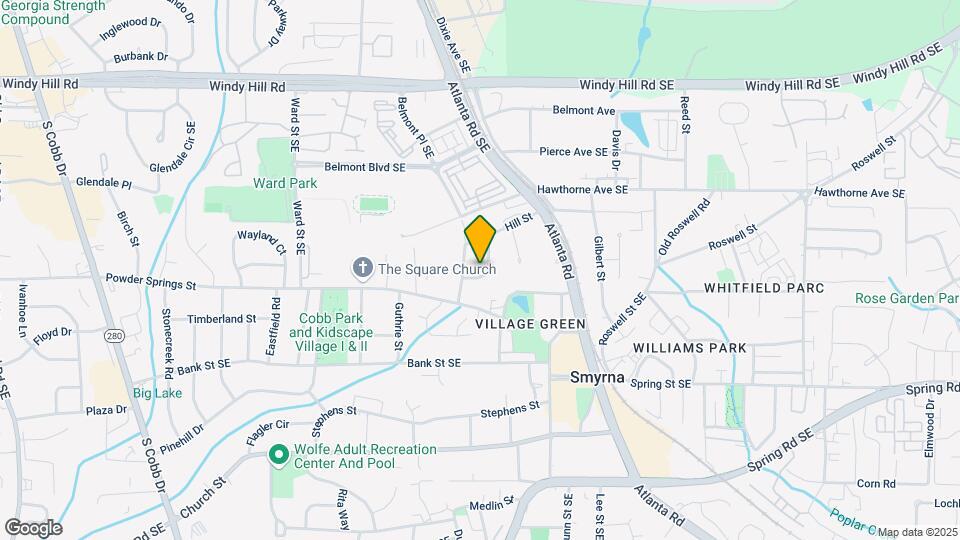 2668 Brown Cir SE Map and Location Details