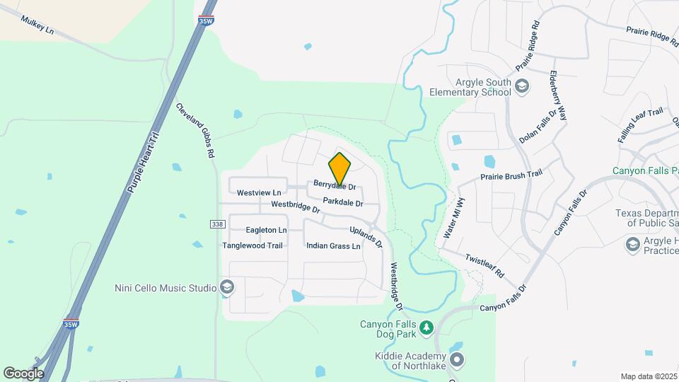 1129 Berrydale Dr Map and Location Details