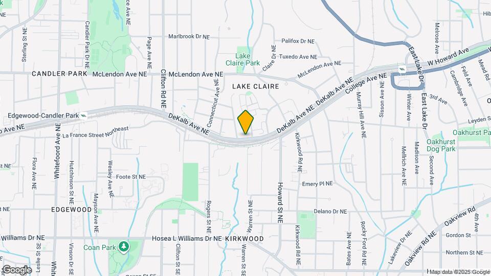 1876 DeKalb Ave NE Mapa y Detalles de la Ubicación