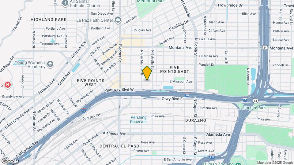 3114 E Missouri Ave Map and Location Details