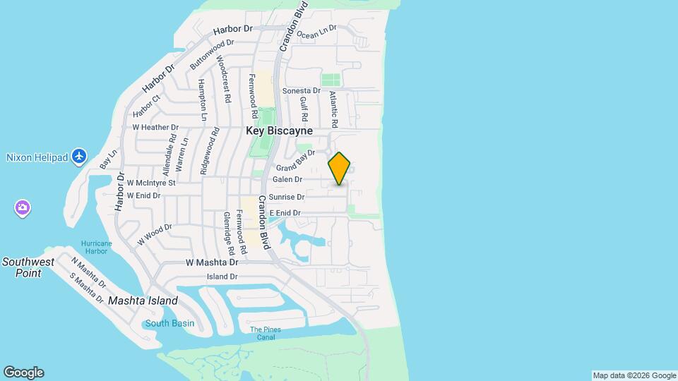 590 Ocean Dr Map and Location Details