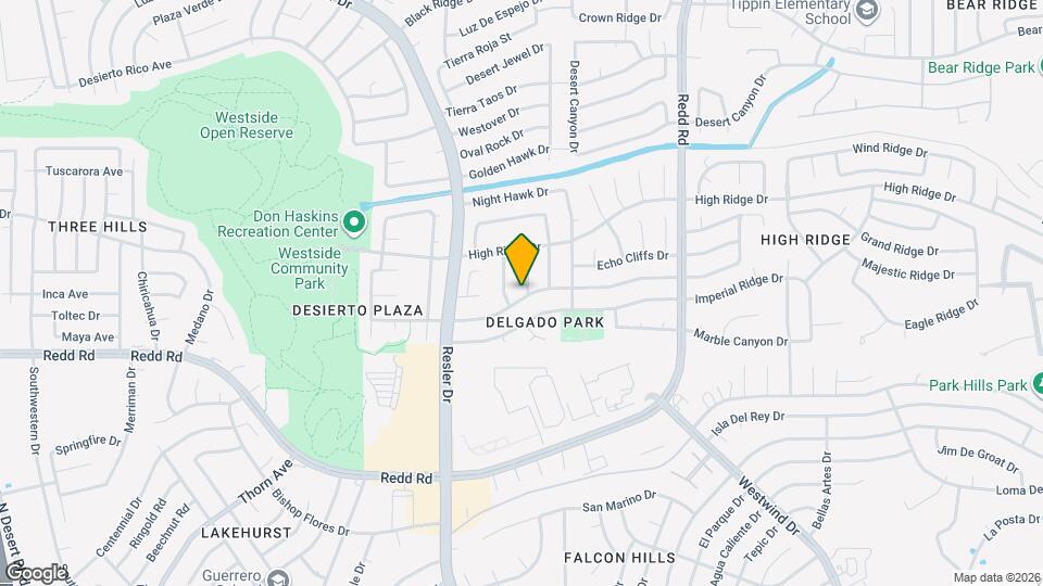 1101 Sun Shadow Dr Map and Location Details