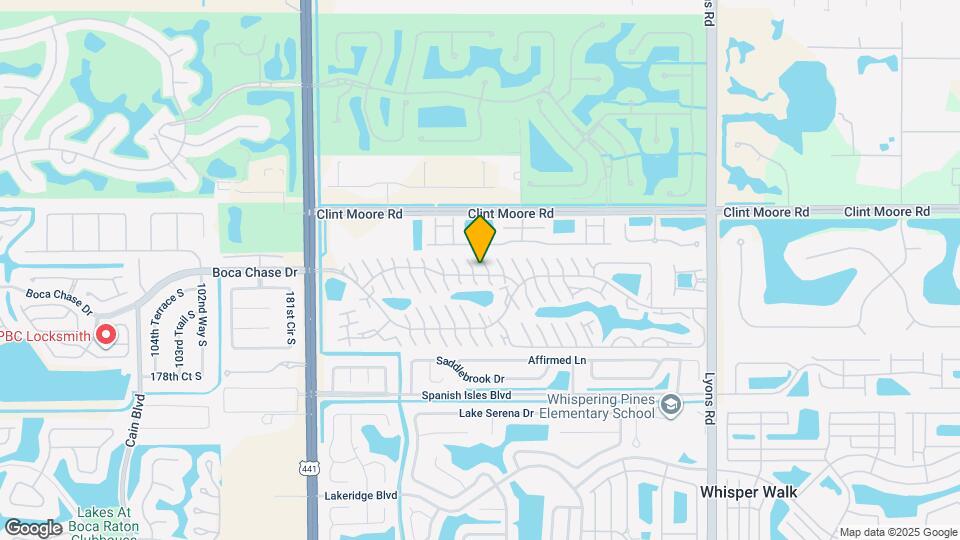 9663 Boca Gardens Cir N Map and Location Details