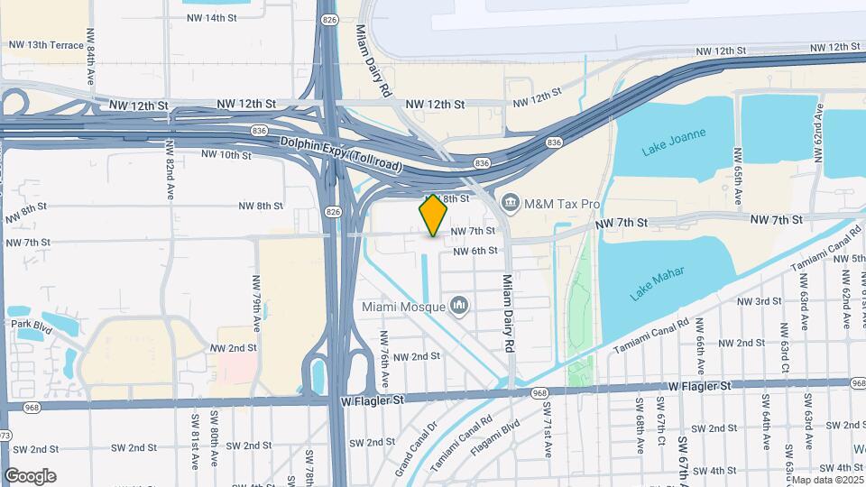 7400 NW 7th St Map and Location Details