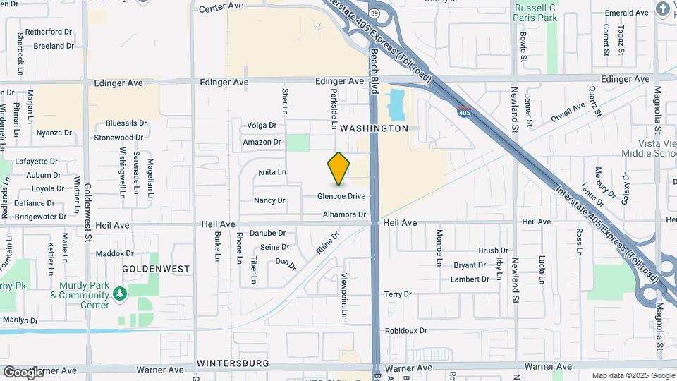 7871 Glencoe Drive Map and Location Details