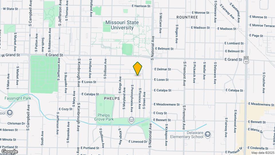 1117 E Loren St Map and Location Details